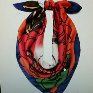 Betsey Johnson Accessories - Silk beautiful flower power scarf Betsey Johnson Accessories - Silk beautiful flower power scarf